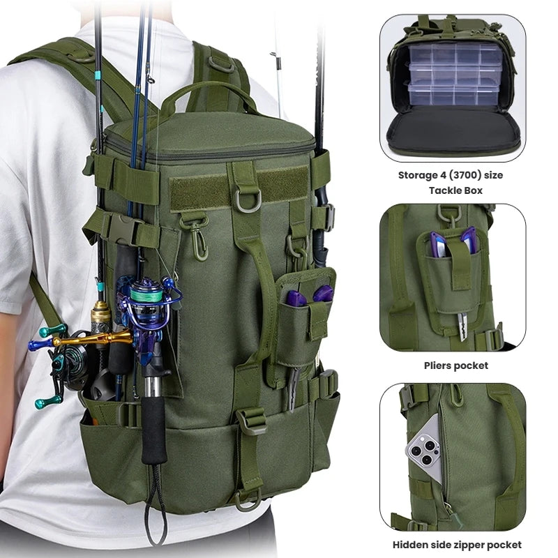 Angelrucksack mit Rutenhalterung – Produktfoto 4 | FangLotse Ausrüstung