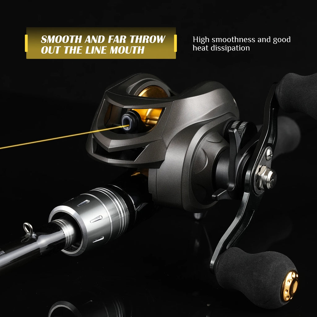 Baitcaster-Rolle Rooblinos AK Series, Übersetzung 7,2:1 – Produktfoto 5 | FangLotse Ausrüstung