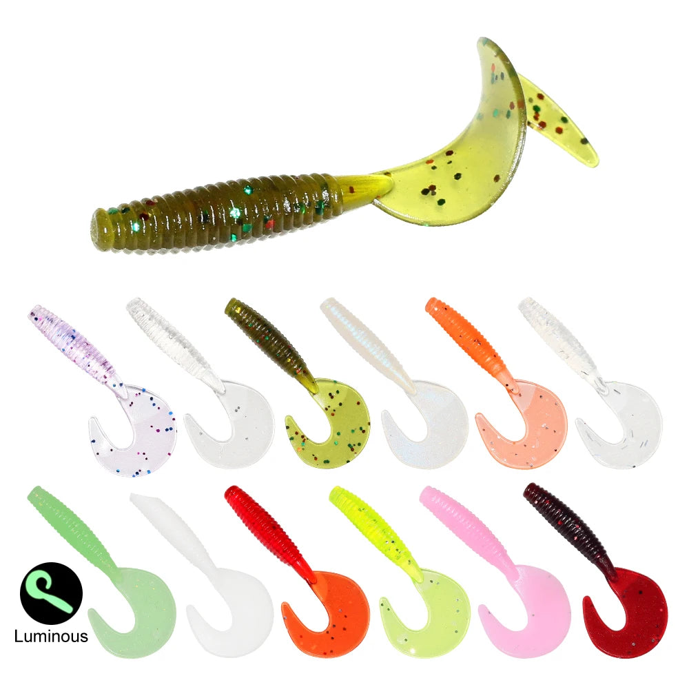 Gummiköder-Set, 120 Stück, verschiedene Farben – Produktfoto 2 | FangLotse Ausrüstung