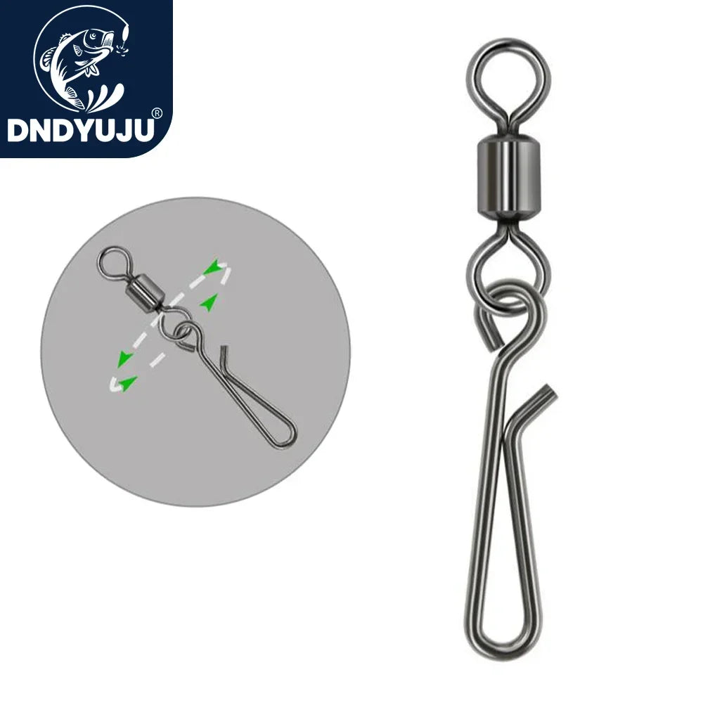Wirbel & Karabiner-Set für Vorfach-Montagen – Produktfoto 1 | FangLotse Ausrüstung