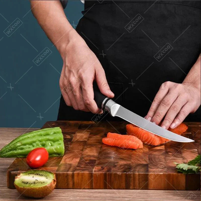 Filetiermesser aus Edelstahl mit rutschfestem Griff – Produktfoto 2 | FangLotse Ausrüstung