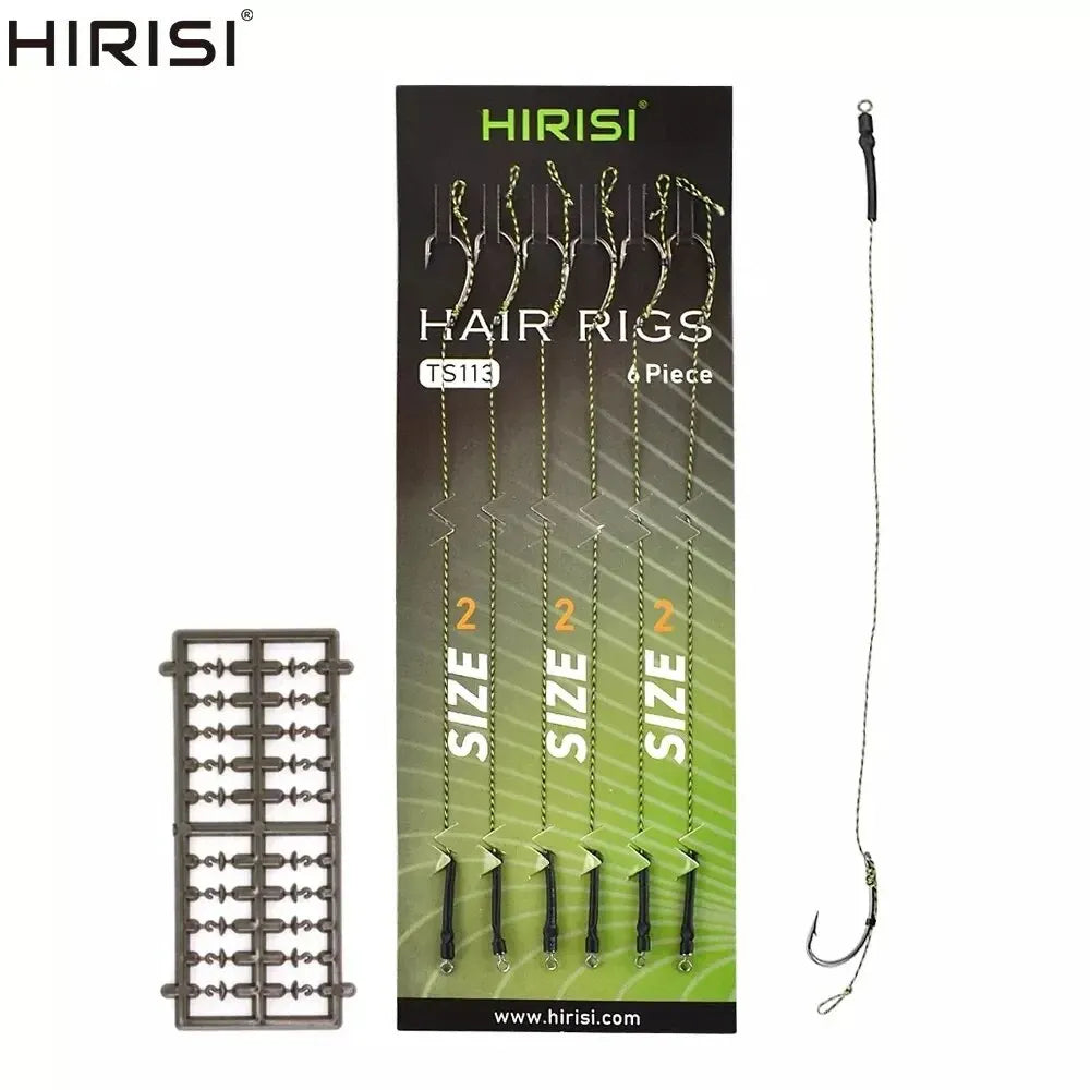 Hair-Rig-Vorfächer für Karpfen – 6 Stück