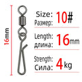 Wirbel & Karabiner-Set für Vorfach-Montagen