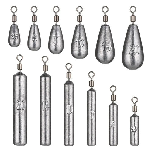 Angelgewichte im 5er-Set – Produktansicht 1 | FangLotse