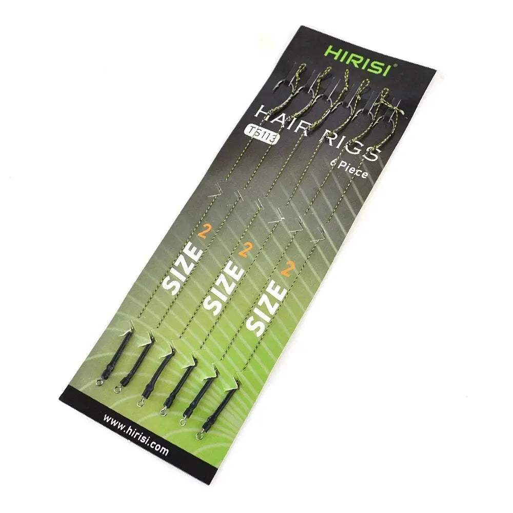 Hair-Rig-Vorfächer für Karpfen – 6 Stück